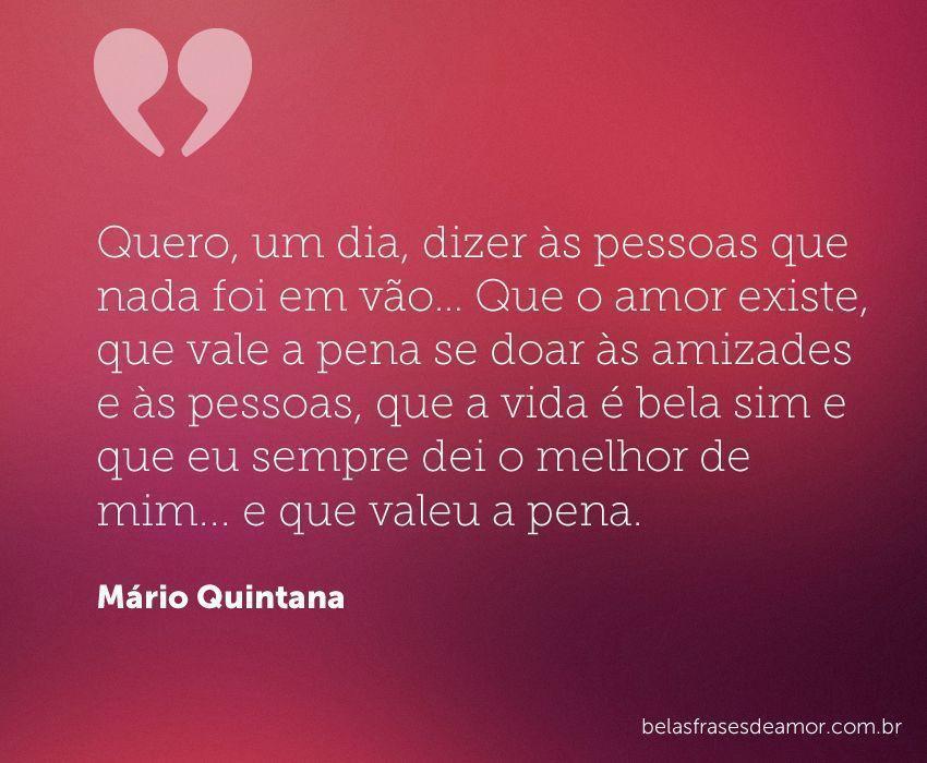 "Quero, um dia, dizer às pessoas que nada foi em vão 